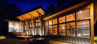 Modern post and beam architecture by huf haus. Cedar Homes Award Winning Custom Homes Post And Beam Cottage Plans