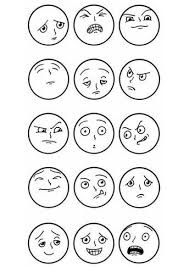 Malvorlage Gesichtsausdrucke Bilder Fur Schule Und Unterricht Gesichtsausdrucke Ausmalbild Bild Z Emotionsgesichter Gesichtsausdrucke Bilder Zum Ausmalen