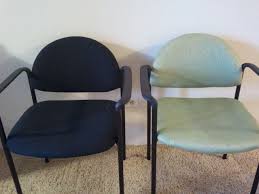 Reupholstering Old Waiting Room Chairs Going From The Black To The Green To Match Waiting Room Chairs Round Back Dining Chairs Comfortable Living Room Chairs