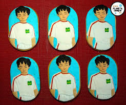 Oliver Atom Galletas Planeta Cookie Galletas Decoradas Galletas Futbol