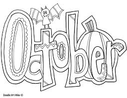 Here Are Some Months Of The Year Coloring Pages They Are Great To Use For School Calendars An Fall Coloring Pages Halloween Coloring Pages Halloween Coloring
