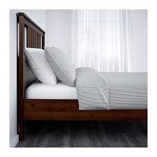 Hemnes Bed Frame Medium Brown Luroy Queen Ikea Hemnes Bed Ikea Hemnes Bed Bed Frame