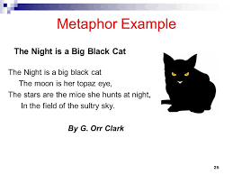 Short Black Cat Poems Metaphor Poems Poetry For Kids Metaphor Poem Examples