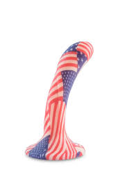 The All American Dildo by Dildos for Patriots – 6.7 Inch Silicone USA Pride Sex  Toy with Powerful Suction Cup Base, Grooved Shaft and Strap on Harness  Compatible : Amazon.ca: Health &