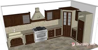 1499 kitchen sketchup model free