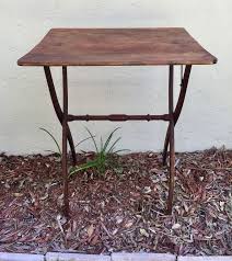 Folding Card Table Campaign Table Wood Table Small Table Etsy Primitive Tables Wood Table Small Tables