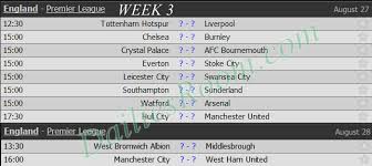 Premier league week 33 fixtures: English Premier League Fixtures Schedule 2016 2017 Epl Weekly Fixtures English Premier League Premier League Fixtures Premier League