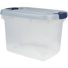 It can be used for storing and transporting different items. Rubbermaid Roughneck Clear Storage Tote Bins 19 Qt 4 75 Gal Clear With Gray Lid Set Of 8 Walmart Com Walmart Com