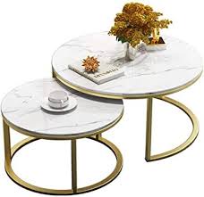 See the detailed pictures here. Tables Round Coffee Table Desk Elegant 2 Piece Tea Table Stacking Nesting End Table Marble Top Metal Base In 2021 Coffee Table Desk Coffee Table Nesting End Tables