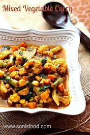 Mixed Vegetable Curry Soni S Food Recipe Vegetable Curry Mix Vegetable Recipe Curry Recipes