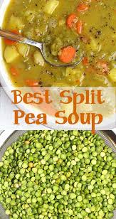 Split Pea Vegetable Soup Suebee Homemaker Recipe Pea Vegetable Delicious Soup Soup Recipes