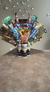 Man Bouquet Valentine S Day Father S Day Gift Idea Liquor Bouquets Man Bouquet Valentines Ideas For Him Homemade Valentines Gift