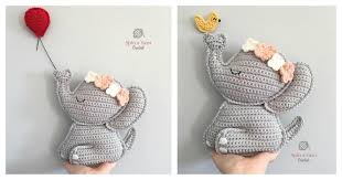 This is a downloadable pattern. Elephant Ragdoll Amigurumi Free Crochet Pattern