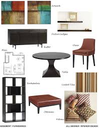 Piscataway Nj Online Design Basement Project Furnishings Concept Board Interior Design Boards Interior Design Help Concept Design