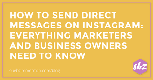 Type what you want to send to the recipient. Sending A Direct Message On Instagram What Business Owners Marketers Need To Know Sbz Enterprise