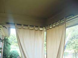 Let It Shine Outdoor Curtains With Pvc Rods Outdoor Curtain Rods Outdoor Curtains For Patio Patio Curtains