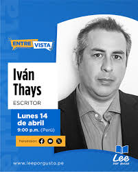Los 25 años de su novela «El viaje interior» (Peisa) será el punto de  partida para nuestra charla con el escritor Iván Thays. Nuestra  conversación en vivo será el lunes 14 de
