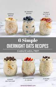 Throw in a handful of mini chocolate chips if desired. Low Calorie Over Night Oat Recipes Under 200 Caloriea Try These Overnight Oats Recipes All Under 400 Calories These 5 Recipes Have Less Than 200 Calories Per Serving