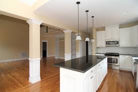 open concept kitchen layout farmhouse