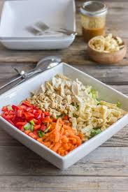 Peanut butter, mint, sesame seeds, sriracha, canola oil, salad and 22 more. Chopped Chinese Chicken Salad With Sesame Peanut Dressing Lovely Little Kitchen