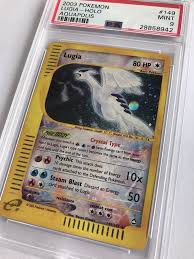 Maybe you would like to learn more about one of these? Pokemon Card Psa 9 Mint Crystal Lugia Aquapolis Secret