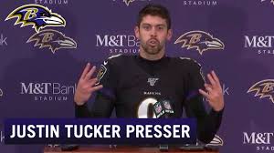 He's a super bowl champion. Justin Tucker Full Press Conference Reaction To Game Winner Baltimore Ravens Youtube