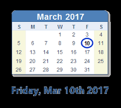 March 10 2017 Date In History News Social Media Day Info