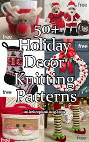 Some of my most beloved christmas tree decorations have make a mini crochet santa hat with this easy pattern from handy little me. Holiday Decor Knitting Patterns In The Loop Knitting