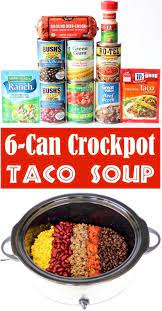 Recette Facile De Soupe Aux Tacos Crockpot Preparation Rapide Les Filles Frugales In 2020 Crock Pot Tacos Easy Soup Recipes Taco Soup Recipe Easy