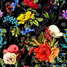 Floral blossom seamless vector pattern free download. Dark Floral Shadow By Studio Tura Seamless Repeat Vector Royalty Free Stock Pattern Flower Illustration Dark Floral Wild Roses