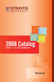 2008 catalog strayer university