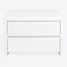 The tyler collection nightstand comes in cappuccino and white finish. Fresco 2 Drawer Lacquer Nightstand Abc Home