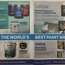 Valspar coil & extrusion metal coatings has 20,000+ colors, plus we'll develop custom colors for your project or product. Free Choice Of 7 Paint Sample Pots Masters Ozbargain