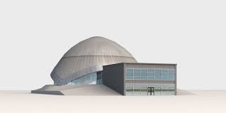 3d Model Planetarium Bochum C4d 3ds Max Skp Dae Planetarium 3d Model Bochum