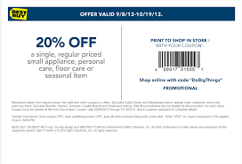 While these items are used, they. Pinned September 8th 20 Off A Single Small Appliance At Best Buy Or Online Via Promo Code Dobigthings Best Buy Coupons Free Printable Coupons Buy Coupons
