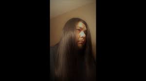 And so indian trackers were exempt from having their hair cut, were even required to keep their hair long. Brushing Long Native American Hair Youtube