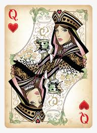 It's a tricking taking game involving 4 players, where the object of the game is have the lowest score when one person gets more than 100 points. Queen Of Hearts Card Playing Card King And Queen Png Image Transparent Png Free Download On Seekpng