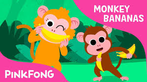 Monkey Bananas Animal Songs Pinkfong Songs For Children Monkey And Banana Kids Songs Baby Shark Song