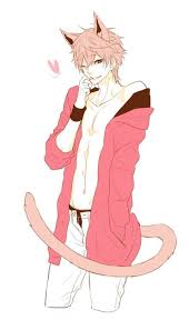Animeboysforever Anime Cat Boy Anime Anime Neko Pink is a color which is usually addressed for girls.