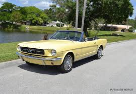 Image result for Springtime Yellow 1965 Mustang
