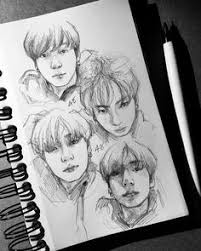 See more ideas about bts drawings, bts fanart, kpop drawings. 79 Bts Pencil Sketch Ideas Bts Drawings Kpop Drawings Bts Fanart