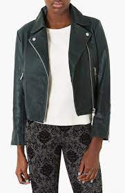 Topshop Caddy Leather Moto Jacket Nordstrom Fashion Clothes Jackets
