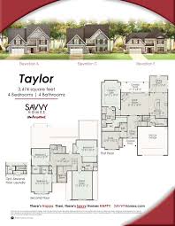 The Taylor Floor Plan By Savvy Homes Http Www Savvyhomes Com Gallery Taylor Floor Plans Great Rooms Second Floor