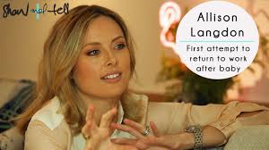 The six million dollar man. Allison Langdon On Her First Attempt To Return To Work After Having Her Son Youtube