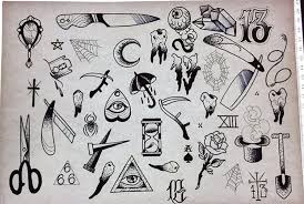 Tradition Flash Filler Ideas Designs Tattoo Filler Tattoo Flash Art Traditional Tattoo Art