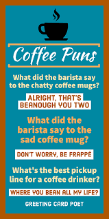 (not sure if the costume contest is still a thing but i wanted to share) v.redd.it/geeqryf8z8i51. Coffee Puns To Kickstart Your Day Spill The Beans Greeting Card Poet