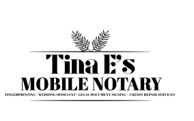 How does a mobile notary make a living? Tina E S Mobile Notary And Fingerprinting Services Home Facebook