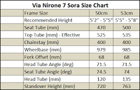 bianchi via nirone 7 sora size chart giantnerd