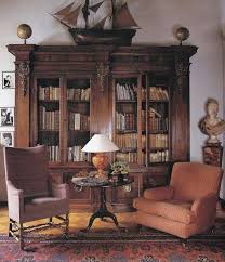 Pin By Beyzade On Kitaplik Antique Bookcase Walnut Bookcase Interior Design