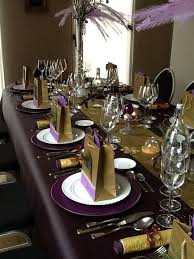 Christmas Tablesetting Purple And Gold Christmas Dinner Set Holiday Table Decorations Christmas Tablescapes